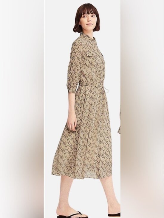 Tomas Maier Dresses & Skirts - Uniqlo Tomas Maier Chiffon Printed Midi Dress